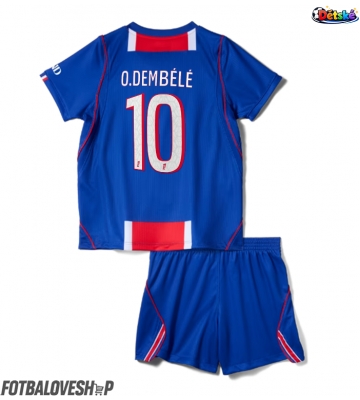 Paris Saint-Germain Ousmane Dembele #10 Dětské Domácí Dres 2026-27 Krátký Rukáv (+ trenýrky)