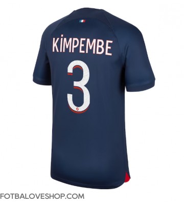 Paris Saint-Germain Presnel Kimpembe #3 Domácí Dres 2023-24 Krátký Rukáv