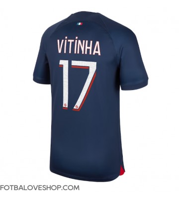 Paris Saint-Germain Vitinha Ferreira #17 Domácí Dres 2023-24 Krátký Rukáv
