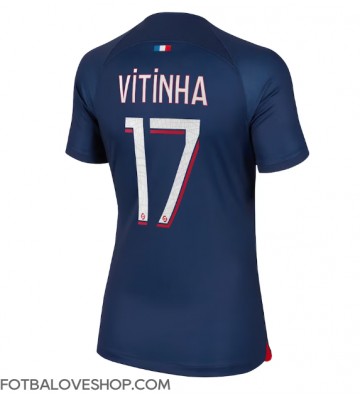 Paris Saint-Germain Vitinha Ferreira #17 Dámské Domácí Dres 2023-24 Krátký Rukáv