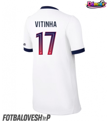 Paris Saint-Germain Vitinha #17 Dámské Venkovní Dres 2026-27 Krátký Rukáv