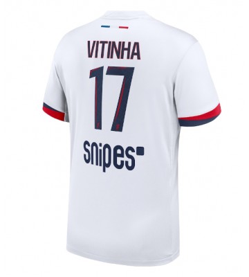 Paris Saint-Germain Vitinha #17 Venkovní Dres 2025-26 Krátký Rukáv