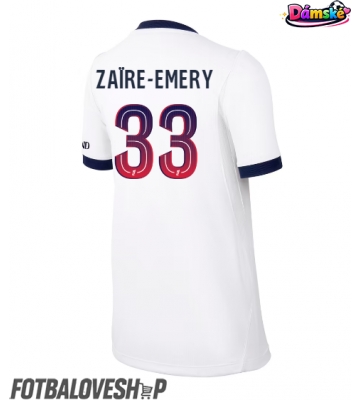 Paris Saint-Germain Warren Zaire-Emery #33 Dámské Venkovní Dres 2026-27 Krátký Rukáv
