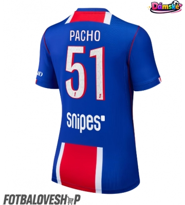 Paris Saint-Germain Willian Pacho #51 Dámské Domácí Dres 2026-27 Krátký Rukáv