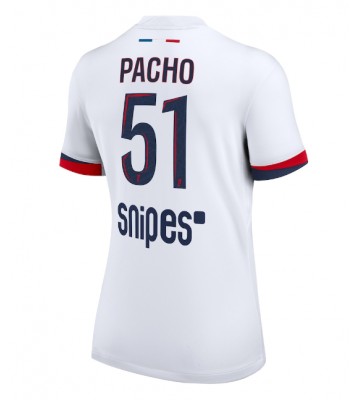 Paris Saint-Germain Willian Pacho #51 Dámské Venkovní Dres 2025-26 Krátký Rukáv