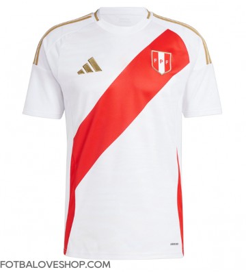 Peru Domácí Dres Copa America 2024 Krátký Rukáv