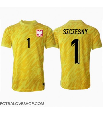 Polsko Wojciech Szczesny #1 Brankářské Domácí Dres ME 2024 Krátký Rukáv