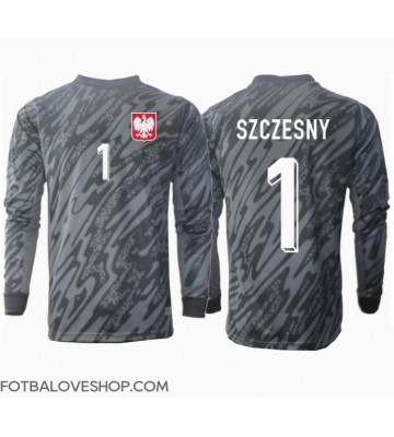 Polsko Wojciech Szczesny #1 Brankářské Venkovní Dres ME 2024 Dlouhý Rukáv