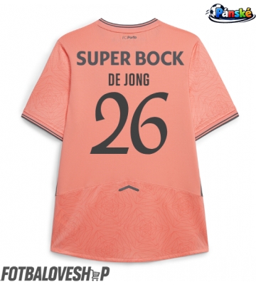 Porto Luuk de Jong #26 Venkovní Dres 2025-26 Krátký Rukáv