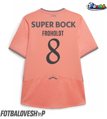 Porto Victor Froholdt #8 Venkovní Dres 2025-26 Krátký Rukáv