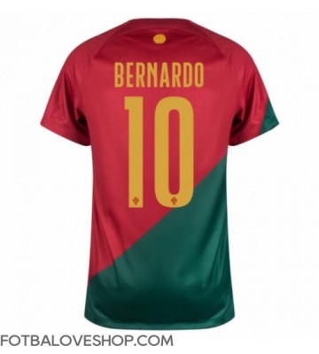 Portugalsko Bernardo Silva #10 Domácí Dres MS 2022 Krátký Rukáv