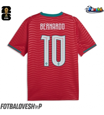 Portugalsko Bernardo Silva #10 Domácí Dres MS 2026 Krátký Rukáv
