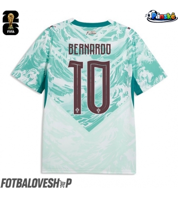 Portugalsko Bernardo Silva #10 Venkovní Dres MS 2026 Krátký Rukáv