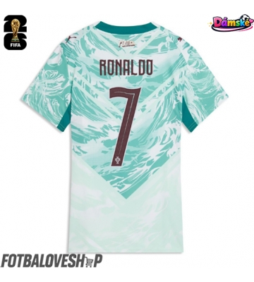 Portugalsko Cristiano Ronaldo #7 Dámské Venkovní Dres MS 2026 Krátký Rukáv
