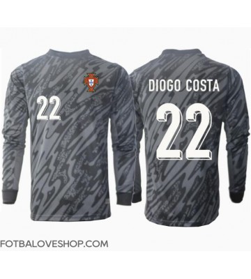 Portugalsko Diogo Costa #22 Brankářské Venkovní Dres ME 2024 Dlouhý Rukáv