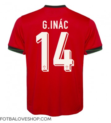 Portugalsko Goncalo Inacio #14 Domácí Dres ME 2024 Krátký Rukáv