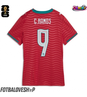 Portugalsko Goncalo Ramos #9 Dámské Domácí Dres MS 2026 Krátký Rukáv
