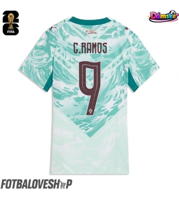 Portugalsko Goncalo Ramos #9 Dámské Venkovní Dres MS 2026 Krátký Rukáv