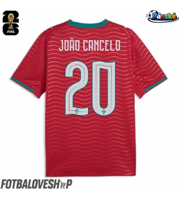 Portugalsko Joao Cancelo #20 Domácí Dres MS 2026 Krátký Rukáv