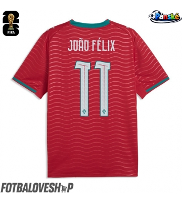 Portugalsko Joao Felix #11 Domácí Dres MS 2026 Krátký Rukáv
