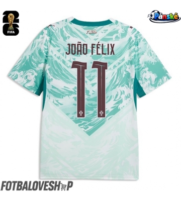 Portugalsko Joao Felix #11 Venkovní Dres MS 2026 Krátký Rukáv