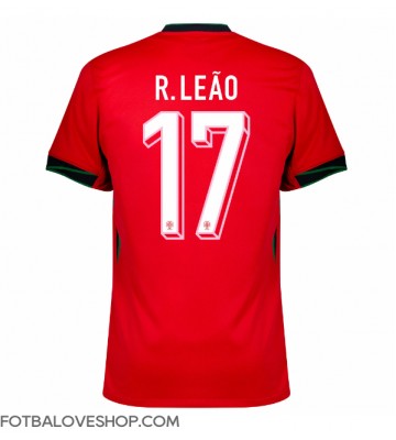 Portugalsko Rafael Leao #17 Domácí Dres ME 2024 Krátký Rukáv