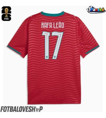 Portugalsko Rafael Leao #17 Domácí Dres MS 2026 Krátký Rukáv