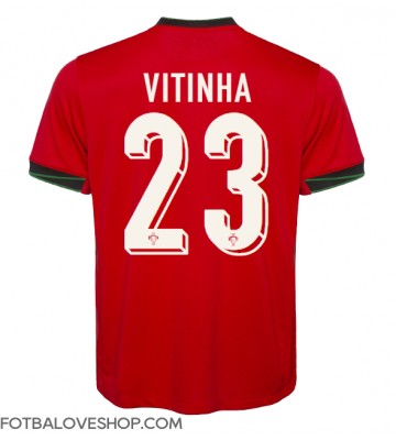 Portugalsko Vitinha #23 Domácí Dres ME 2024 Krátký Rukáv