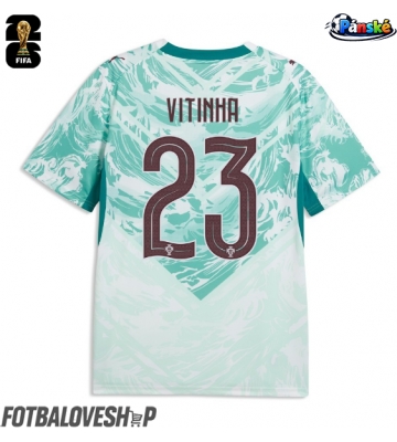 Portugalsko Vitinha #23 Venkovní Dres MS 2026 Krátký Rukáv