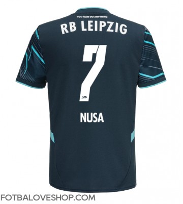 RB Leipzig Antonio Nusa #7 Alternativní Dres 2024-25 Krátký Rukáv