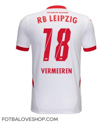 RB Leipzig Arthur Vermeeren #18 Domácí Dres 2024-25 Krátký Rukáv