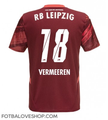 RB Leipzig Arthur Vermeeren #18 Venkovní Dres 2024-25 Krátký Rukáv