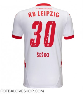 RB Leipzig Benjamin Sesko #30 Domácí Dres 2024-25 Krátký Rukáv