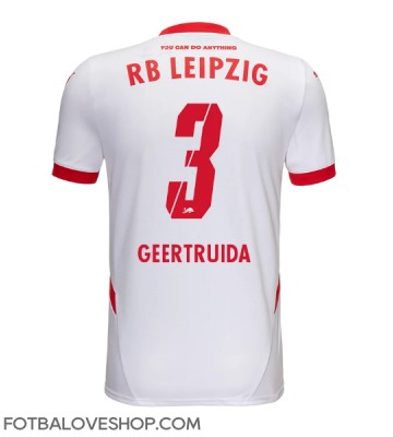 RB Leipzig Lutsharel Geertruida #3 Domácí Dres 2024-25 Krátký Rukáv