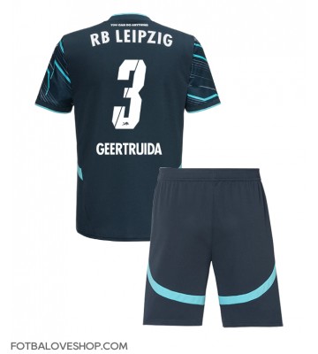 RB Leipzig Lutsharel Geertruida #3 Dětské Alternativní Dres 2024-25 Krátký Rukáv (+ trenýrky)