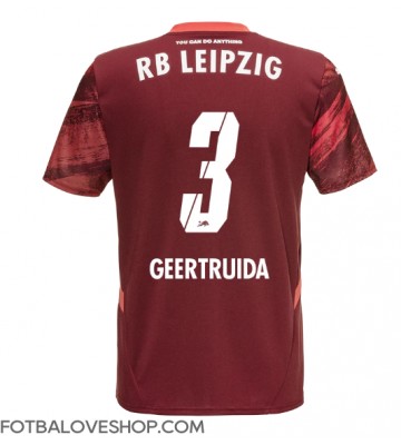 RB Leipzig Lutsharel Geertruida #3 Venkovní Dres 2024-25 Krátký Rukáv