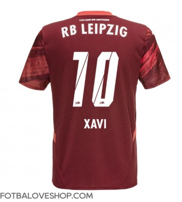 RB Leipzig Xavi Simons #10 Venkovní Dres 2024-25 Krátký Rukáv