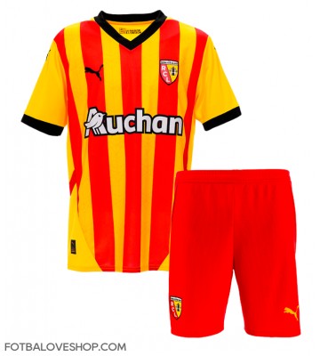 RC Lens Dětské Domácí Dres 2024-25 Krátký Rukáv (+ trenýrky)
