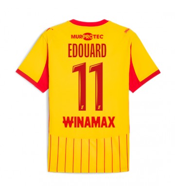 RC Lens Odsonne Edouard #11 Domácí Dres 2025-26 Krátký Rukáv