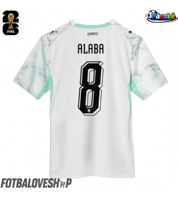 Rakousko David Alaba #8 Venkovní Dres MS 2026 Krátký Rukáv