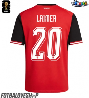 Rakousko Konrad Laimer #20 Domácí Dres MS 2026 Krátký Rukáv