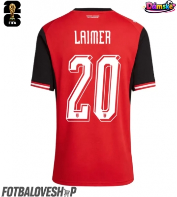Rakousko Konrad Laimer #20 Dámské Domácí Dres MS 2026 Krátký Rukáv