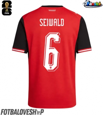 Rakousko Nicolas Seiwald #6 Domácí Dres MS 2026 Krátký Rukáv
