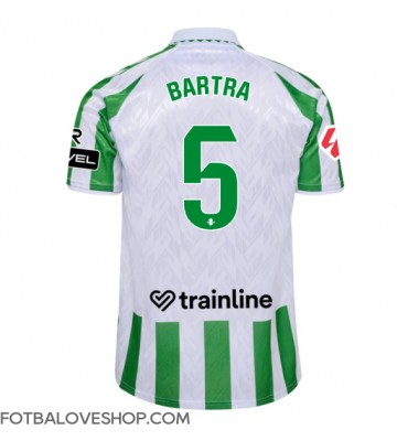 Real Betis Marc Bartra #5 Domácí Dres 2024-25 Krátký Rukáv