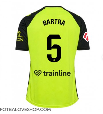 Real Betis Marc Bartra #5 Venkovní Dres 2024-25 Krátký Rukáv
