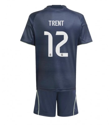 Real Madrid Alexander-Arnold #12 Dětské Venkovní Dres 2025-26 Krátký Rukáv (+ trenýrky)
