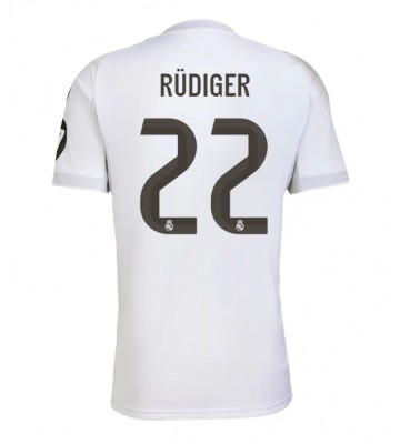 Real Madrid Antonio Rudiger #22 Domácí Dres 2025-26 Krátký Rukáv