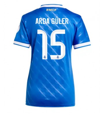 Real Madrid Arda Guler #15 Dámské Alternativní Dres 2025-26 Krátký Rukáv Real Madrid Arda Guler #15 Dámské Alternativní Dres 2025-26 Krátký Rukáv