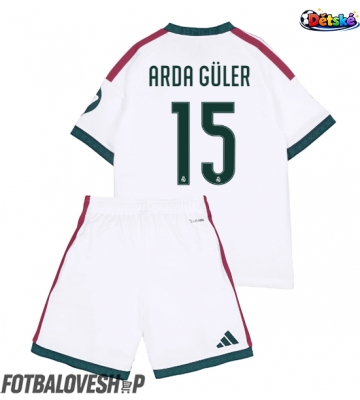 Real Madrid Arda Guler #15 Dětské Domácí Dres 2026-27 Krátký Rukáv (+ trenýrky)