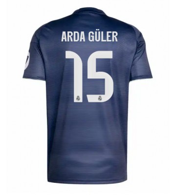 Real Madrid Arda Guler #15 Venkovní Dres 2025-26 Krátký Rukáv